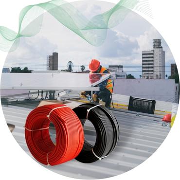 application of solar dc cables